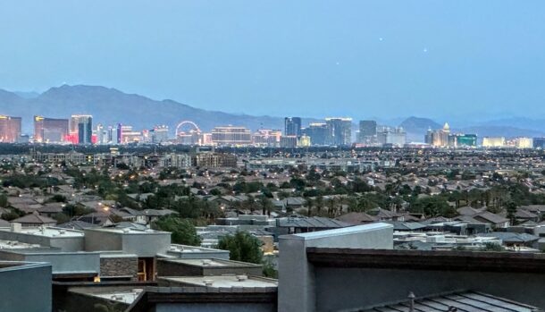 Vegas skyline housing market